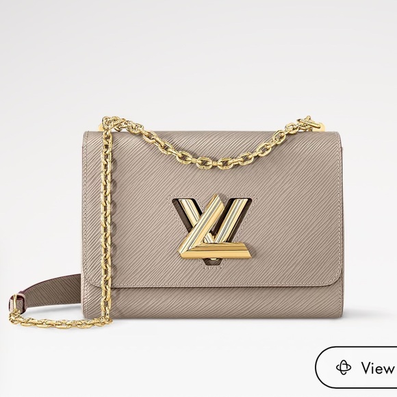 Louis Vuitton Handbags - LOUIS VUITTON TAN “TWIST MM” EPI LEATHER CROSSBODY/SHOULDER BAG W/ GOLD HARDWARE